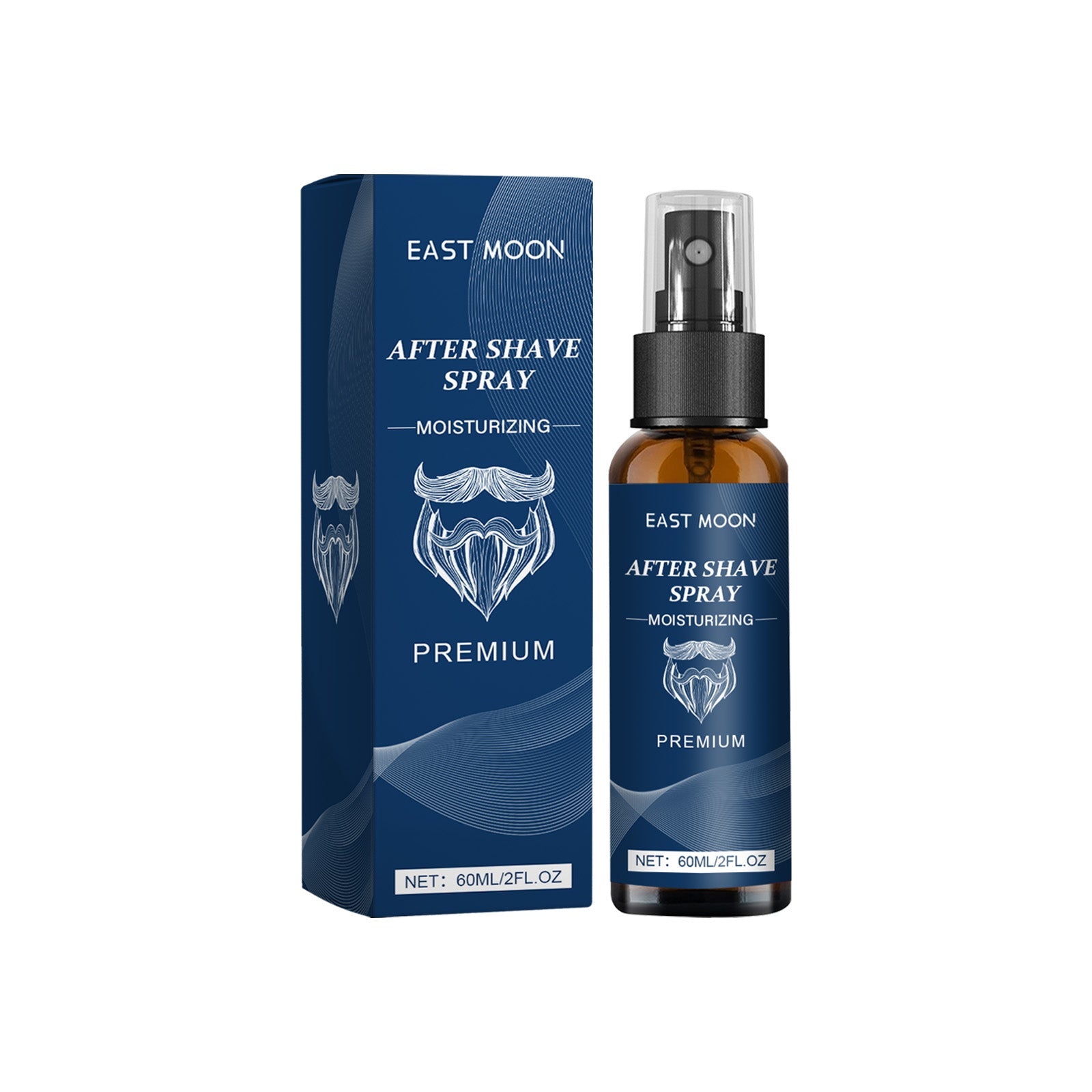 Beard Care After Shave Spray, Moisturizing, Redness Relief, Gentle, Alcohol-Free ,60ml