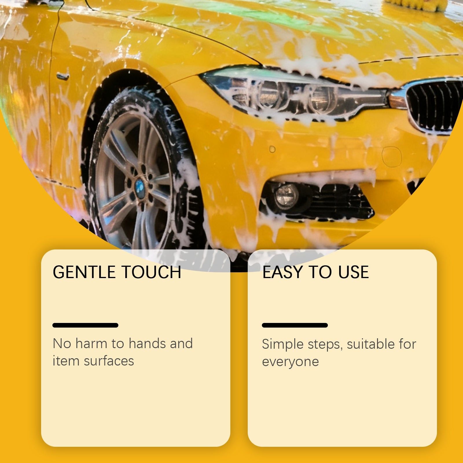 Car Care Scratch Remover Cream, Fast Scratch Repair, Paint Surface Cleaner ,1set