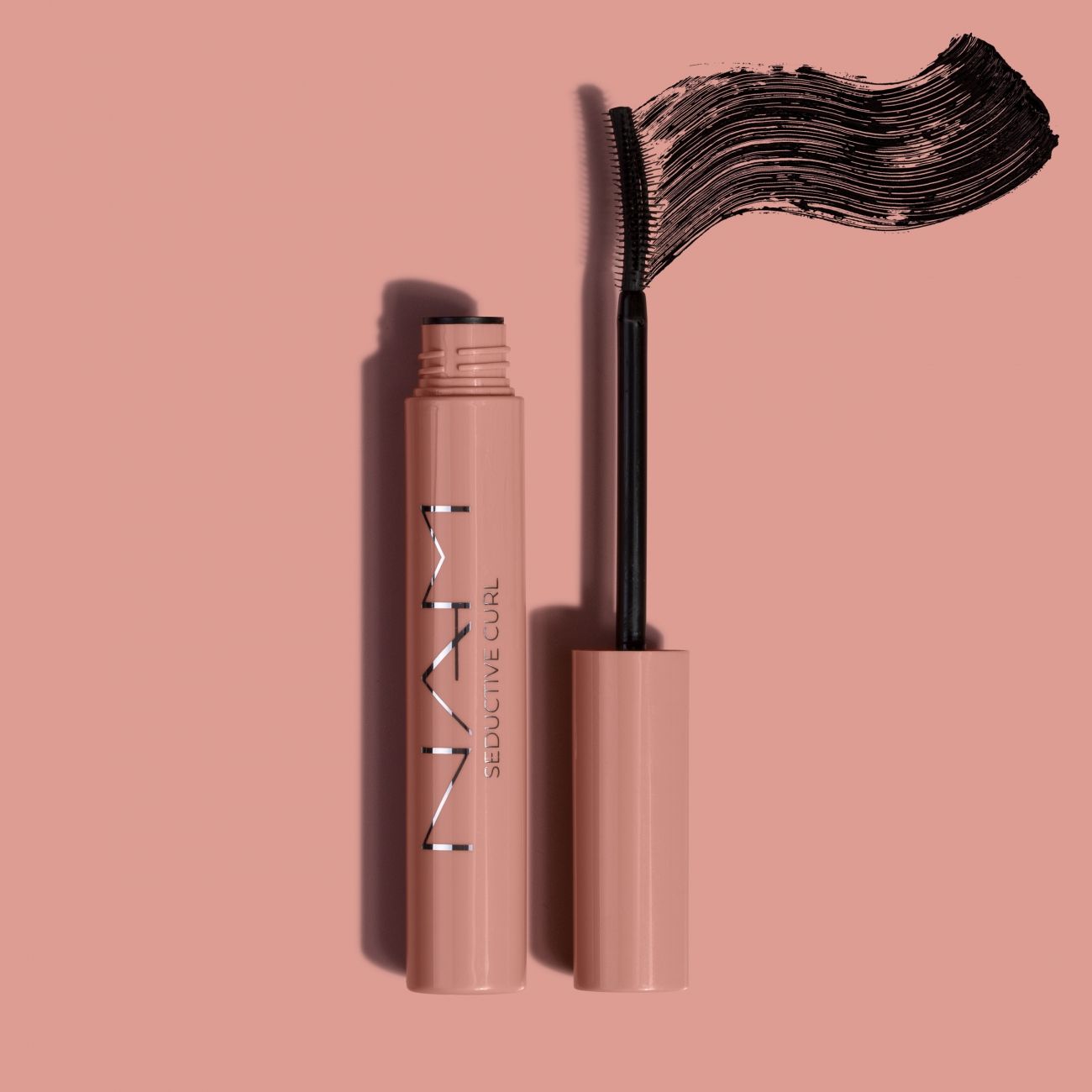 NAM Seductive Curl Mascara, Vegan Curl-Enhancing Mascara with Vitamin E & C, 8gm