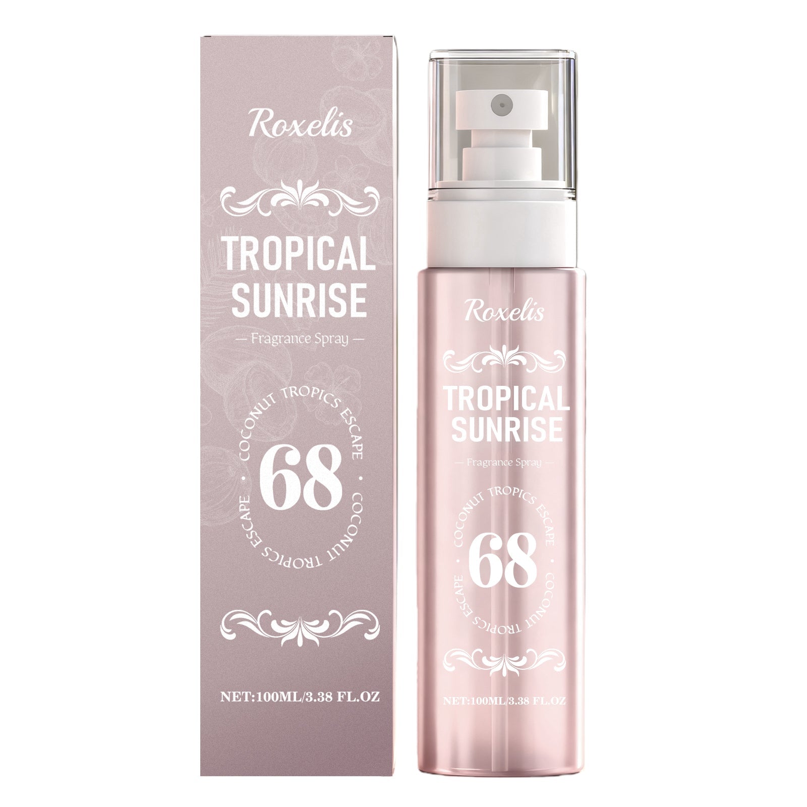 Coconut Fragrance Series, Tropical Scent, Natural, Long-Lasting, Daily Charm ,100ml