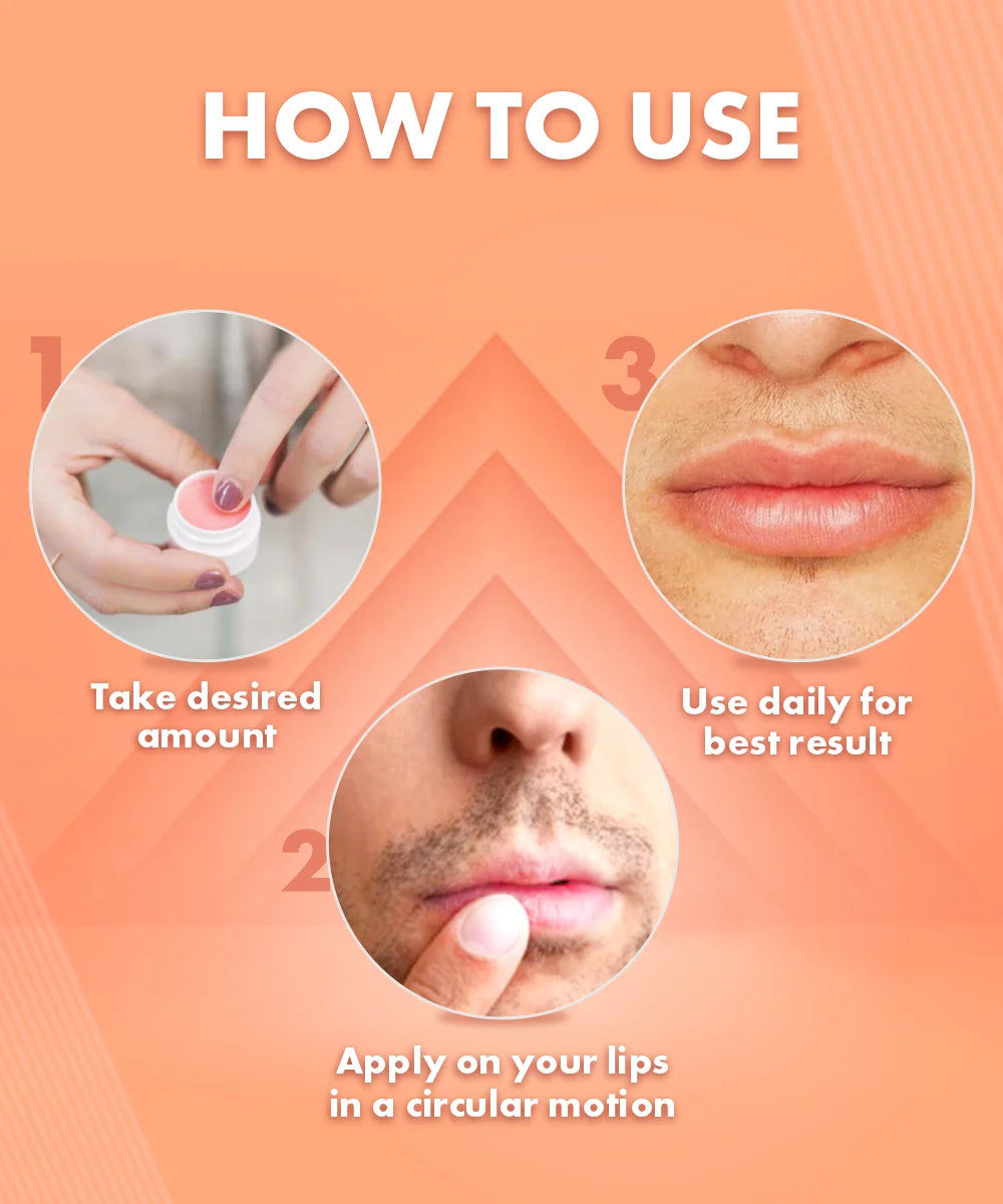 Urban Gabru Lip Balm For Lightening & Brightening Dark Lips with shea butter, beeswax & vitamin-E 20G