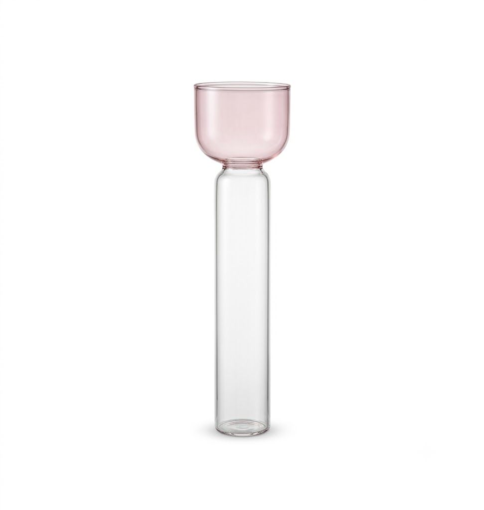 Modern Two-Tone Glass Vase