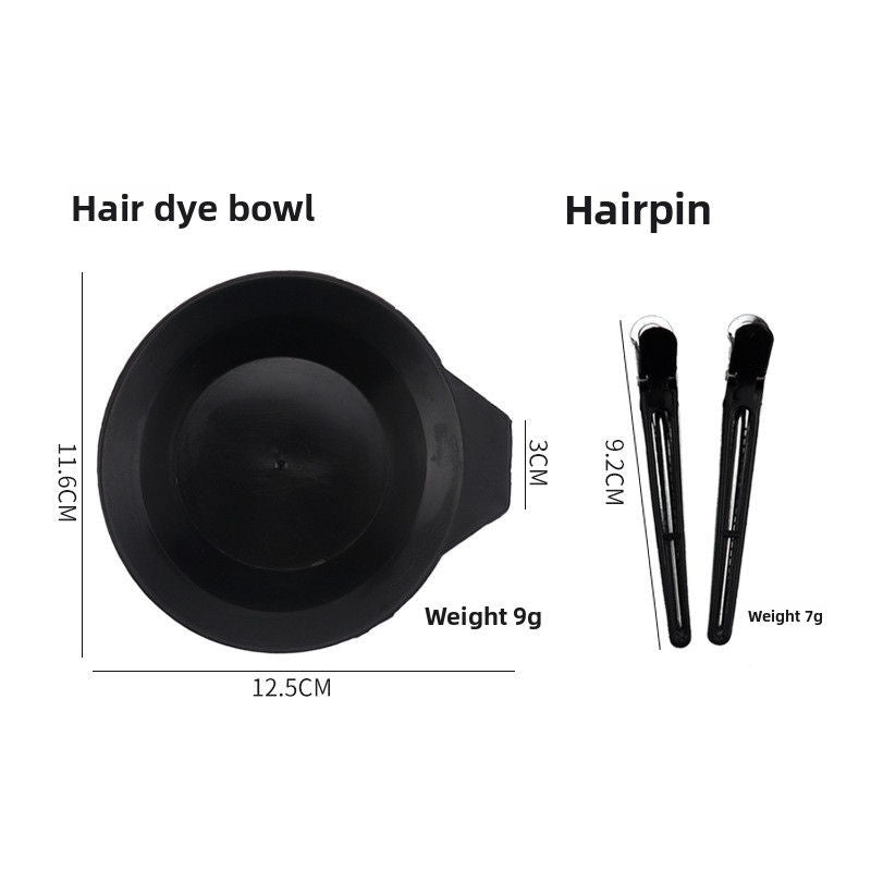 11Pcs Professional Hair Dye Kit with Bowl, Comb & Gloves