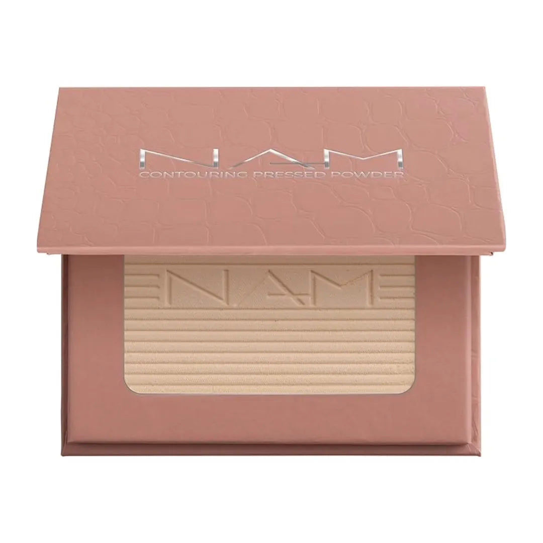 NAM Contouring Pressed Powder No.1 Swan, Matte Sculpting & Brightening Compact
