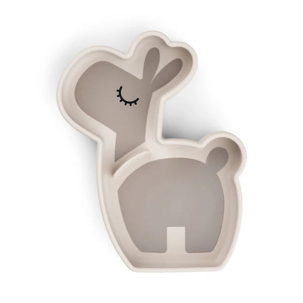 Done By Deer Silicone Stick&Stay Snack Plate Lalee Sand