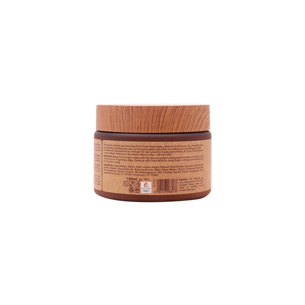 Shea Miracles Shea Body Scrub Almond Oil & Honey