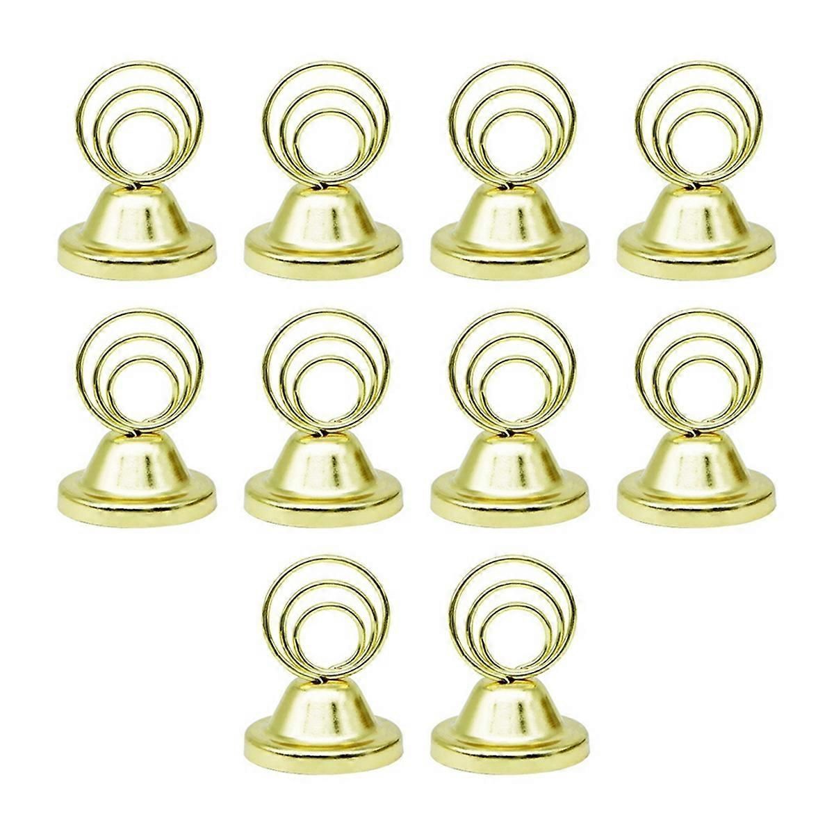 Pot lid note holder table number holder seat card holder (gold)