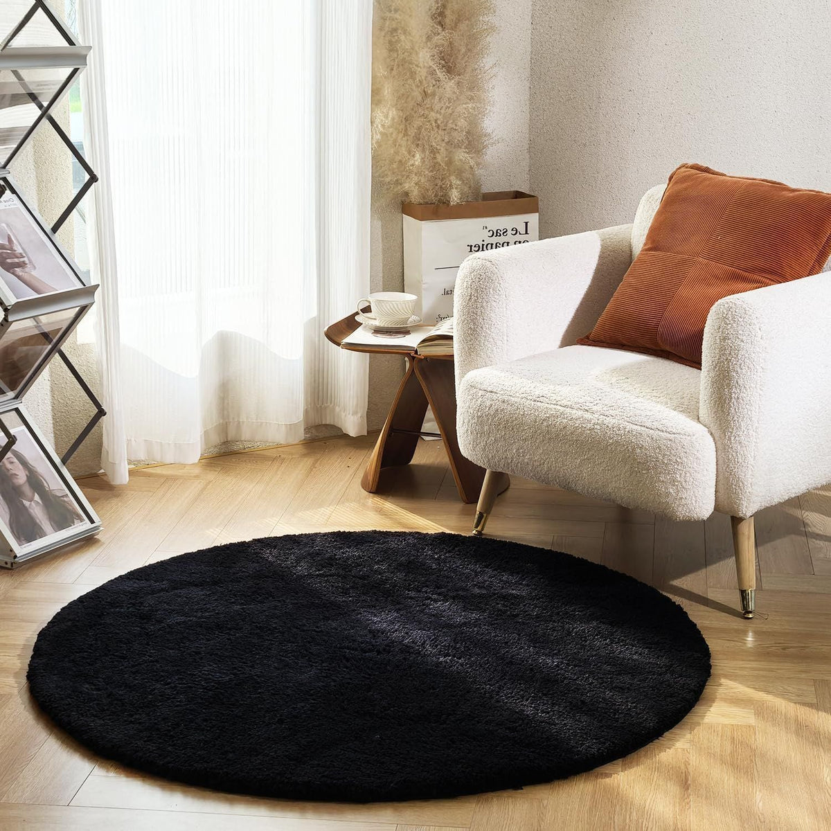 AIESY® Ultra-Soft Plush Washable Non Slip Floor Carpet