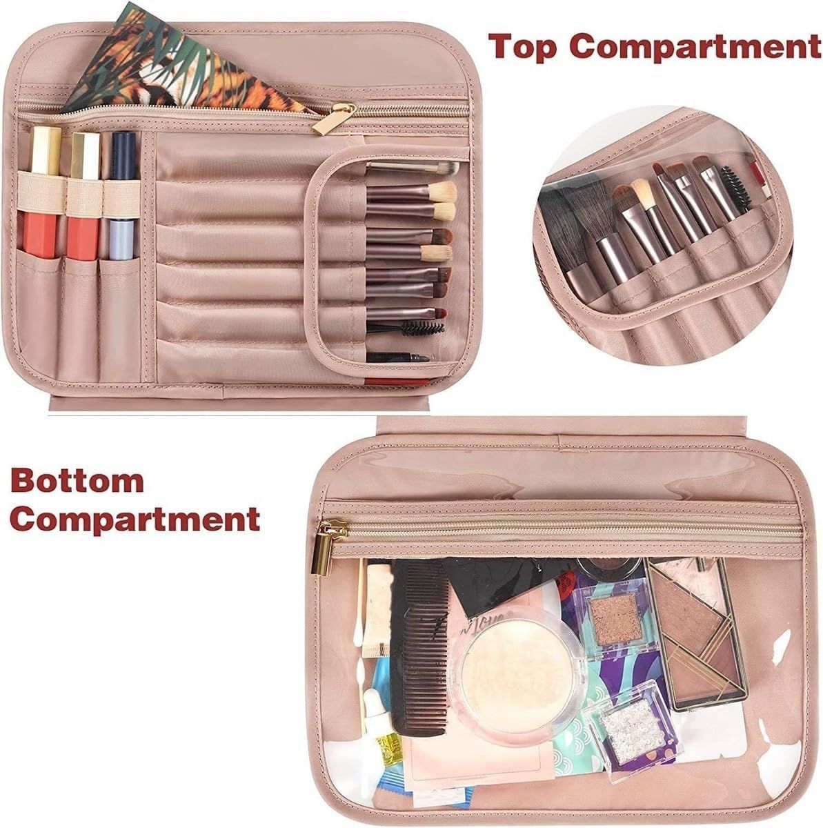 Travel Makeup Bag Toiletry Bag Ladies Portable Cosmetic Storage Bag