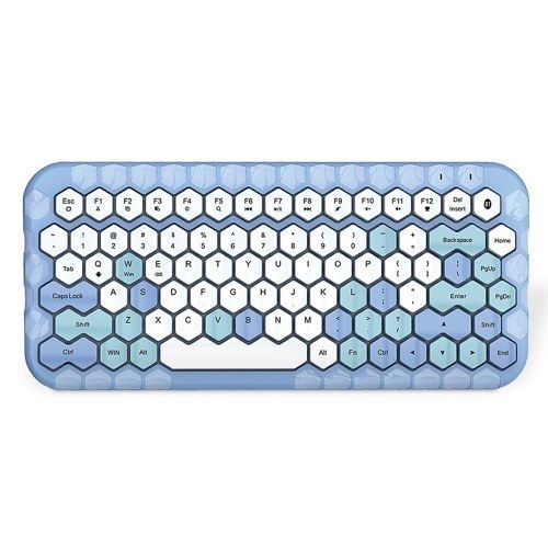Mofii honey BT Wireless BT Keyboard Mixed Color 83 Key Mini Portable