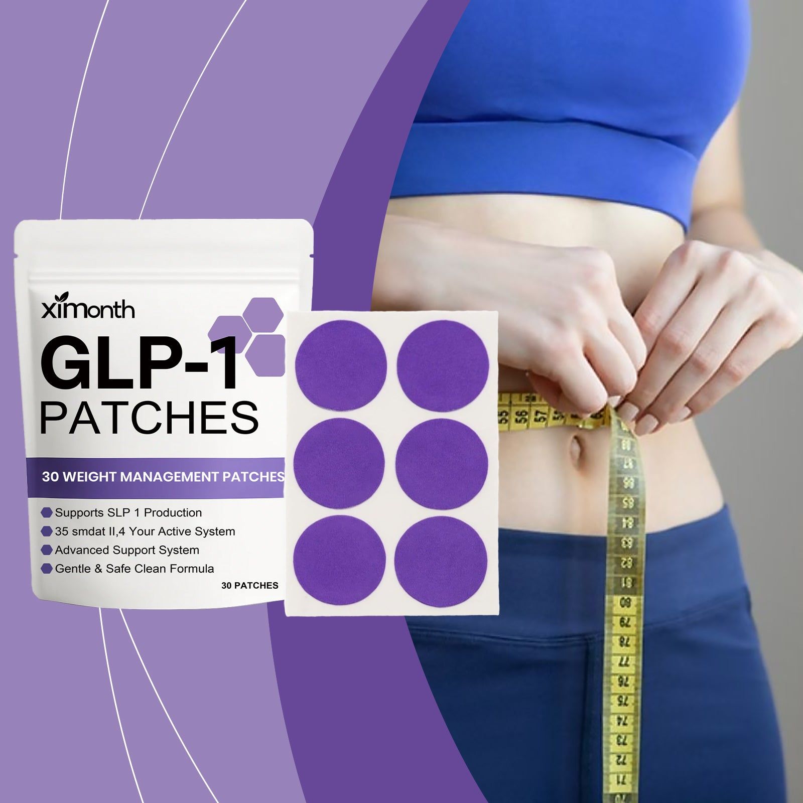 Body Patch for Skin Care, Slimming, Relaxation, Easy Daily Use ,30pcs