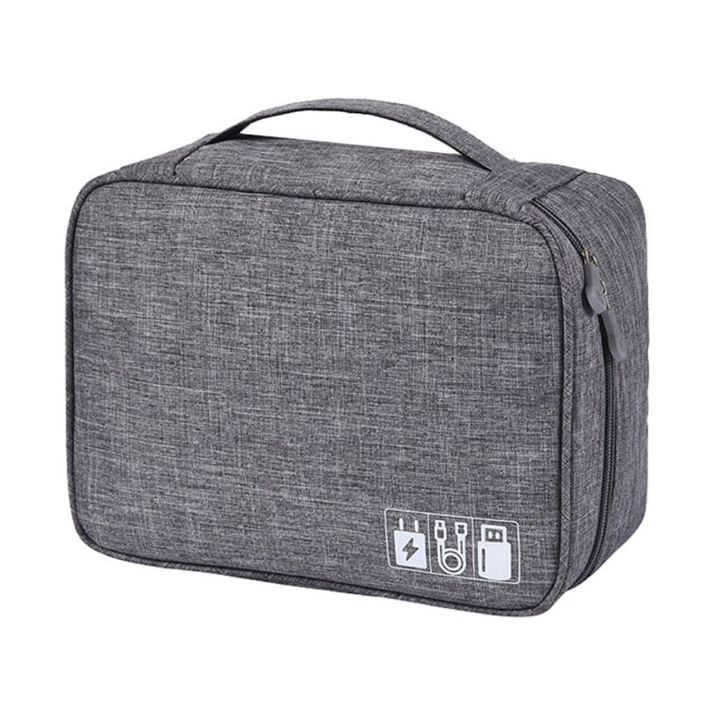 Large Capacity Storage Bag Travel Data Cable Organizer Bag Storage Pouch