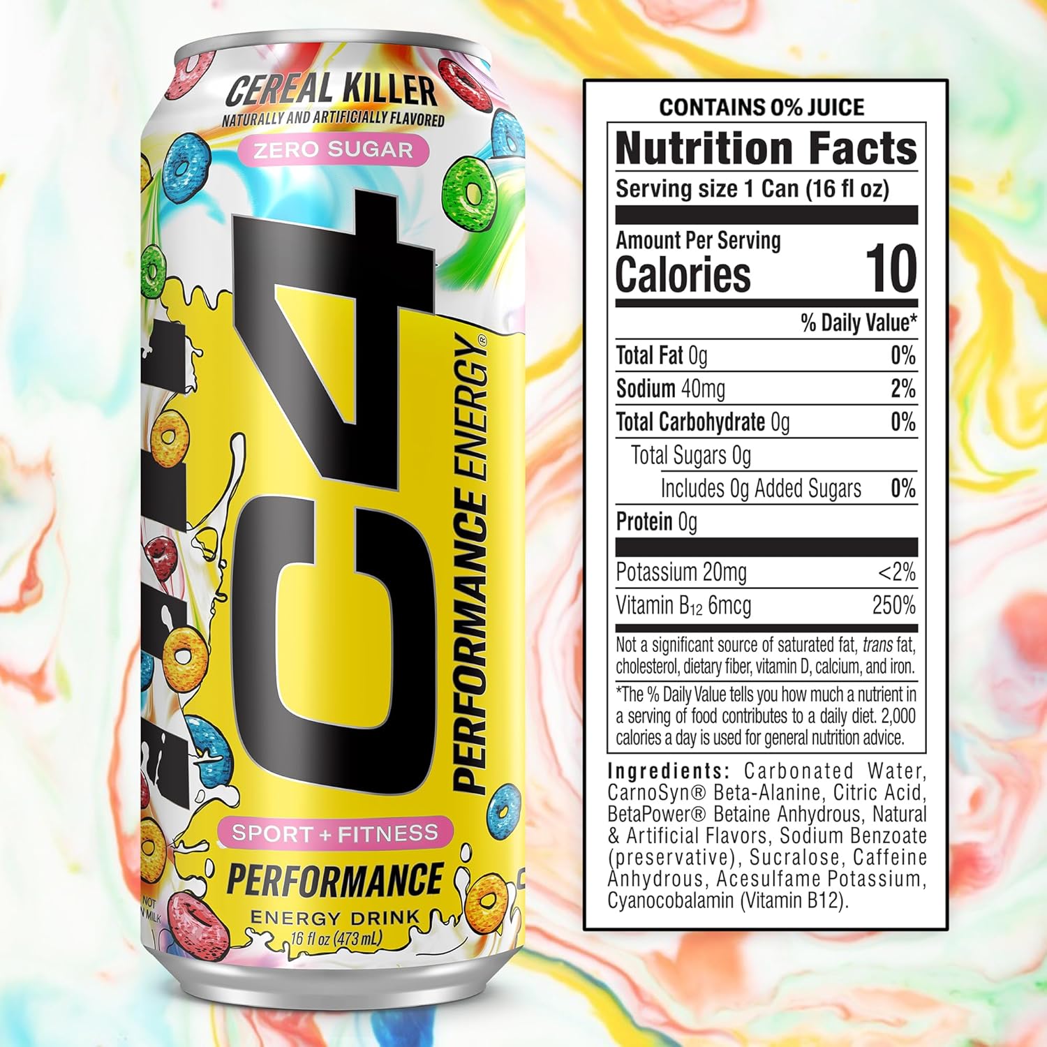 C4 GO 473ml Cereal Killer X12