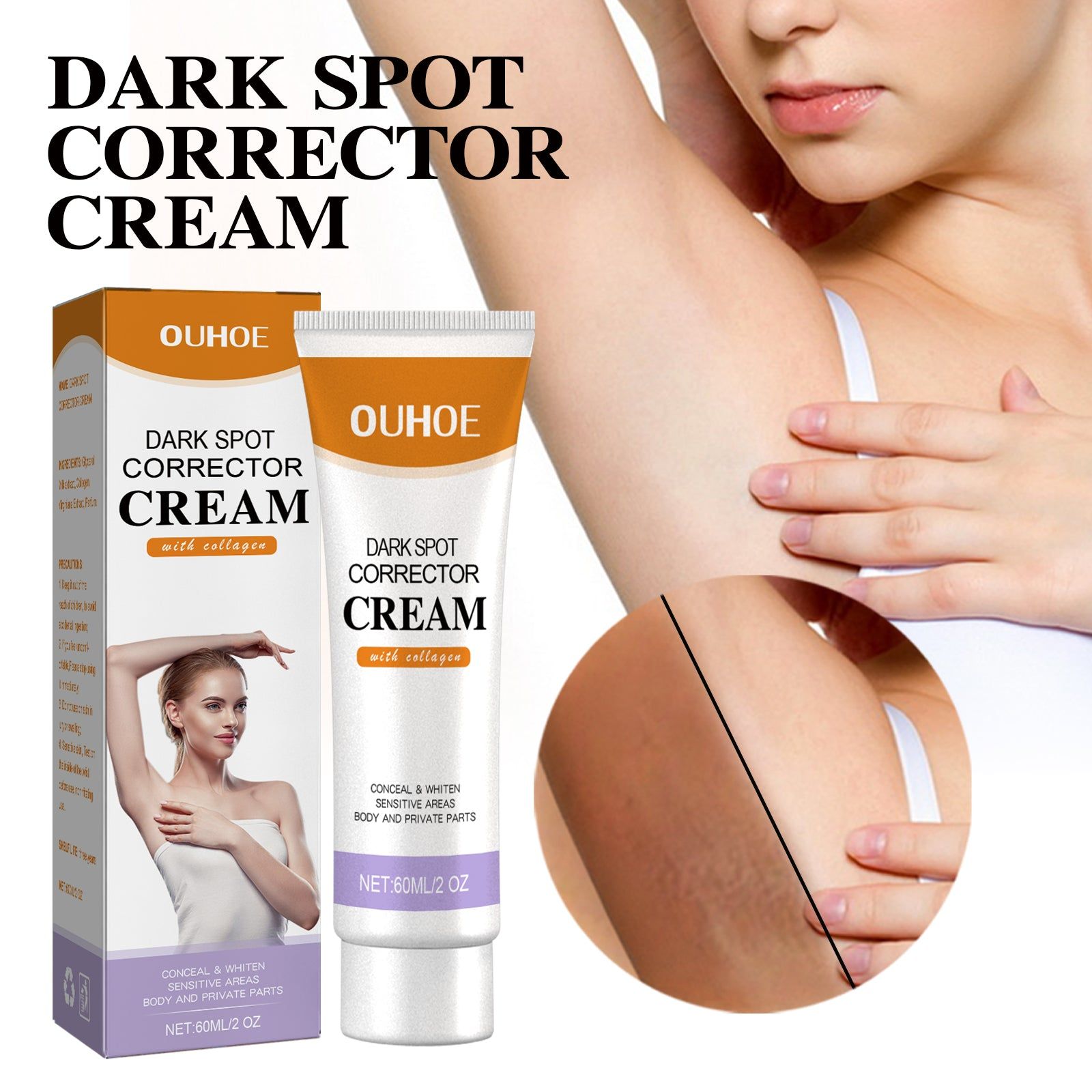 Brighten Dark Spots and Moisturize Skin, Collagen & Milk Extract for Radiant Glow ,60ml