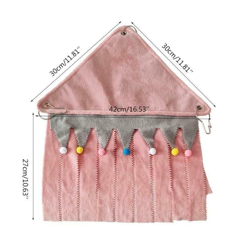 Pets Hammock Small Animal Hanging Bed Hideout Nest Tent For Hamster Guinea Pig Chinchilla