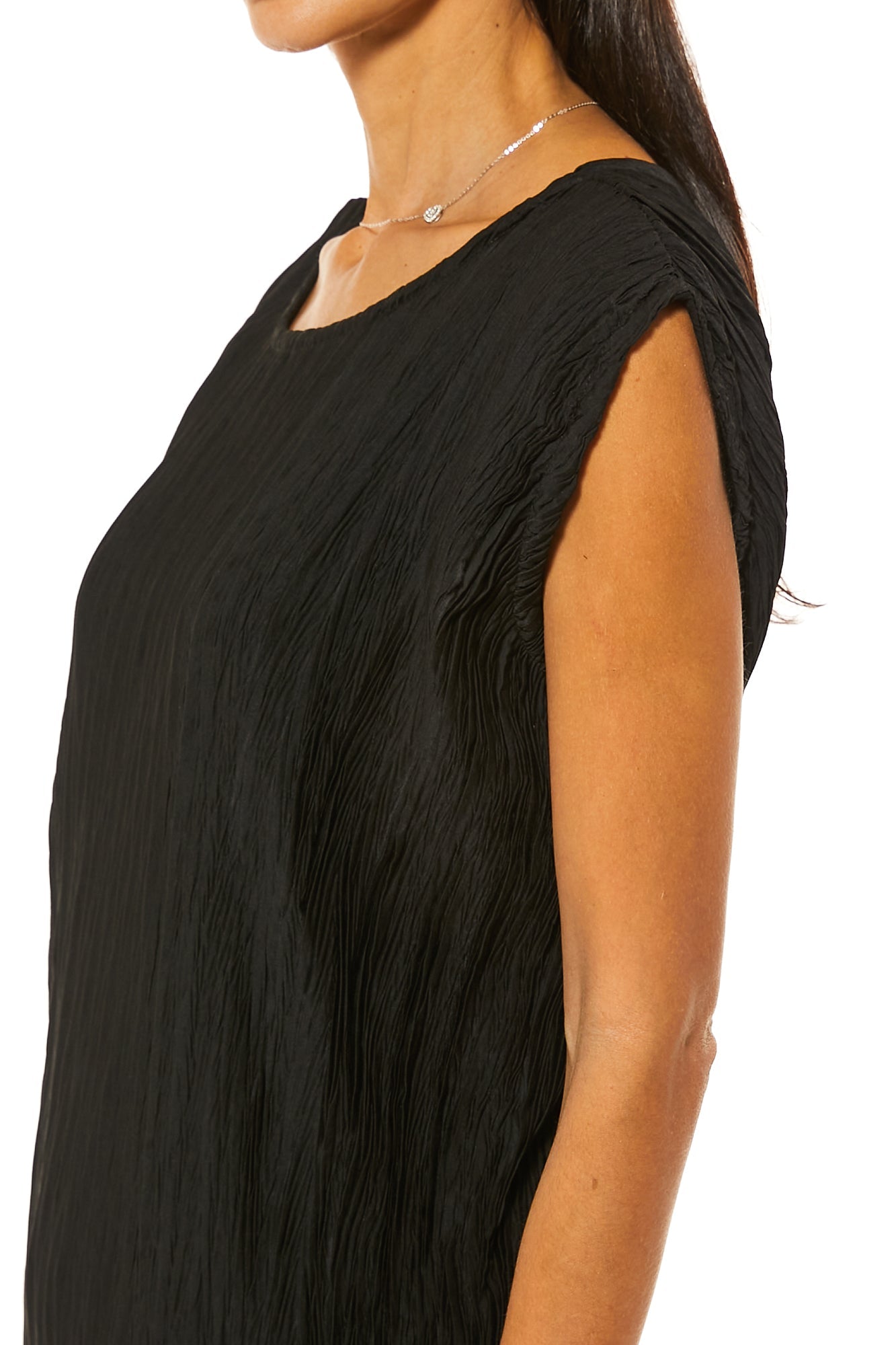 Black Harir Maqsood Crushed Under Dress