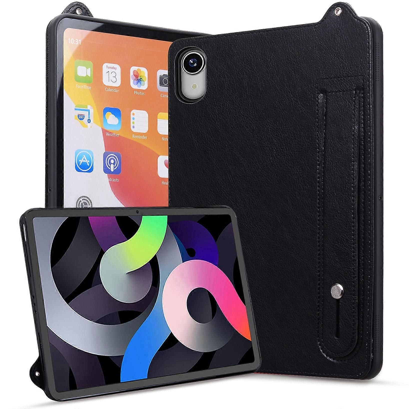 Kickstand Leather Case with Hand Strap for Lenovo Tab P11