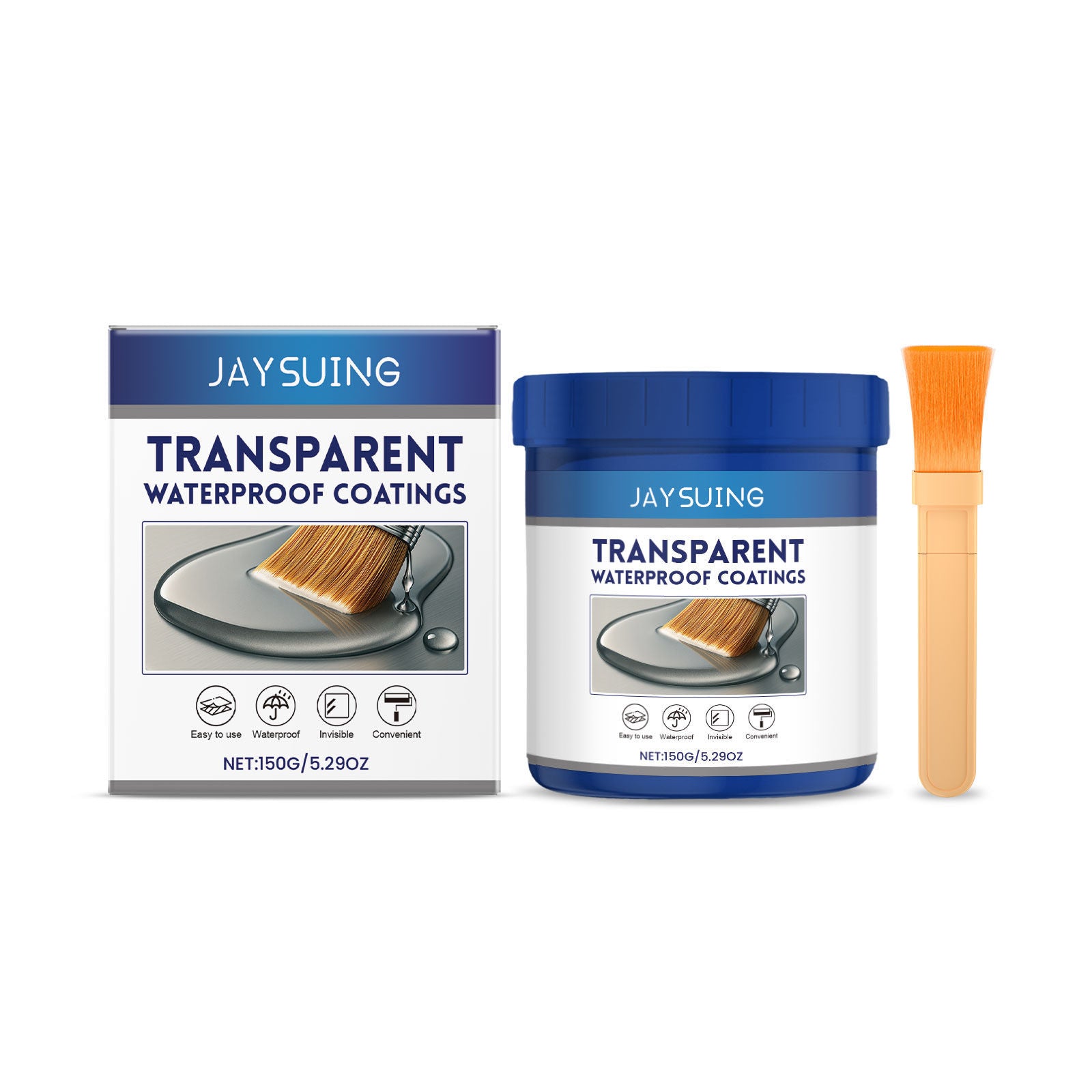 Premium Waterproof Coating, Weatherproof Sealant for Construction, Crack Resistant, Outdoor Protection ,1set