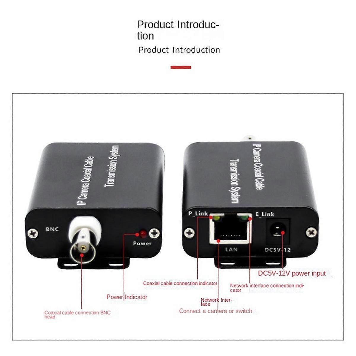 IP Network Extender Signal Amplification Transmission Converter