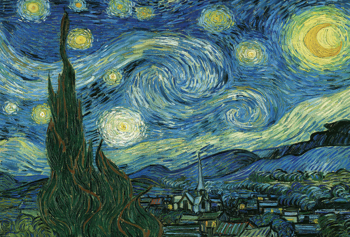 Starry Night By Vincent Van Gogh 2000 Pieces Puzzle