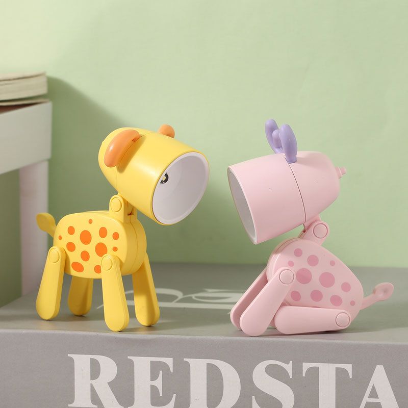 Mini Spot Dog LED Night Light Pink Table Lamp