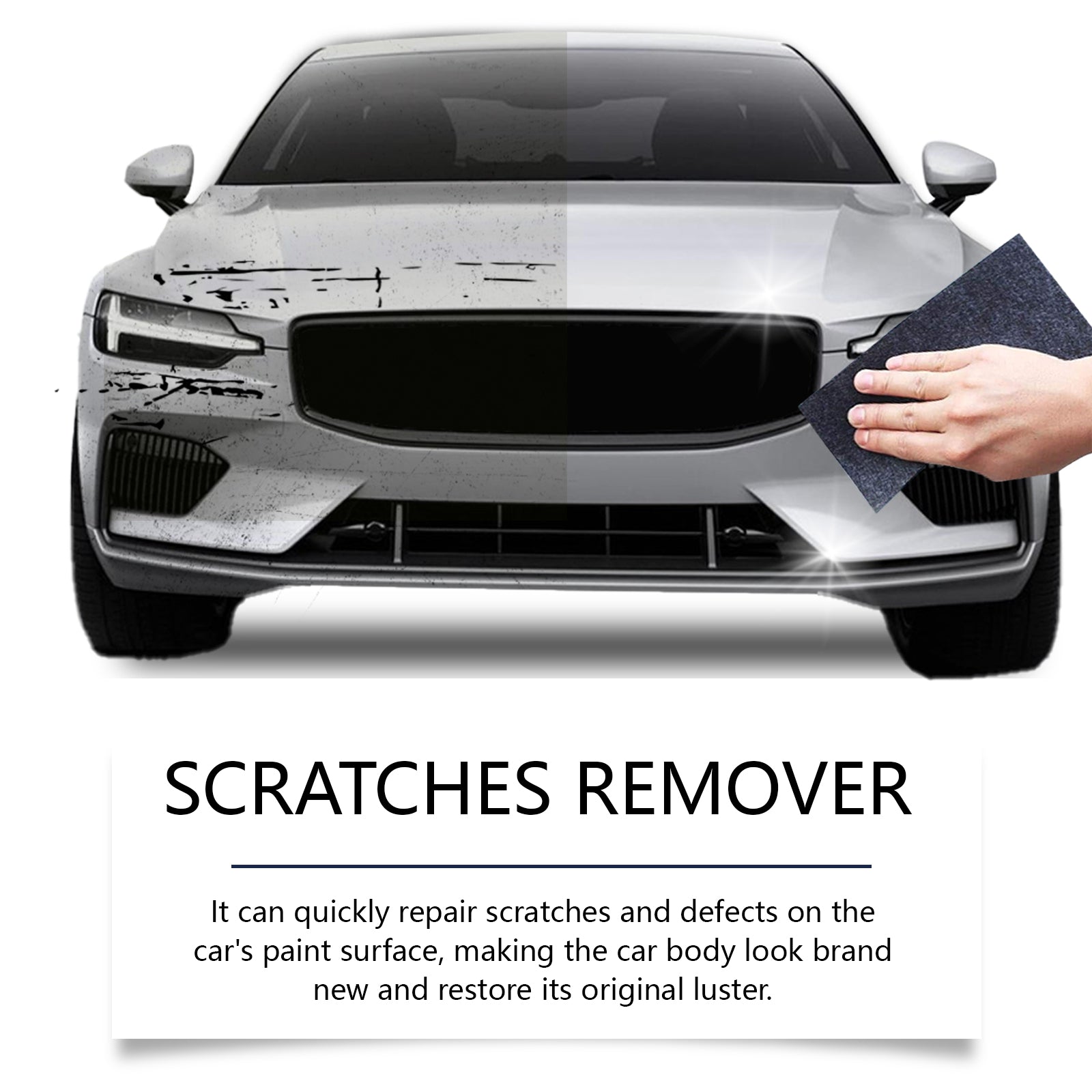 Car Scratch Repair Kit, Instant Scratch Fix, Glossy Finish, Easy Touch-Up ,1set