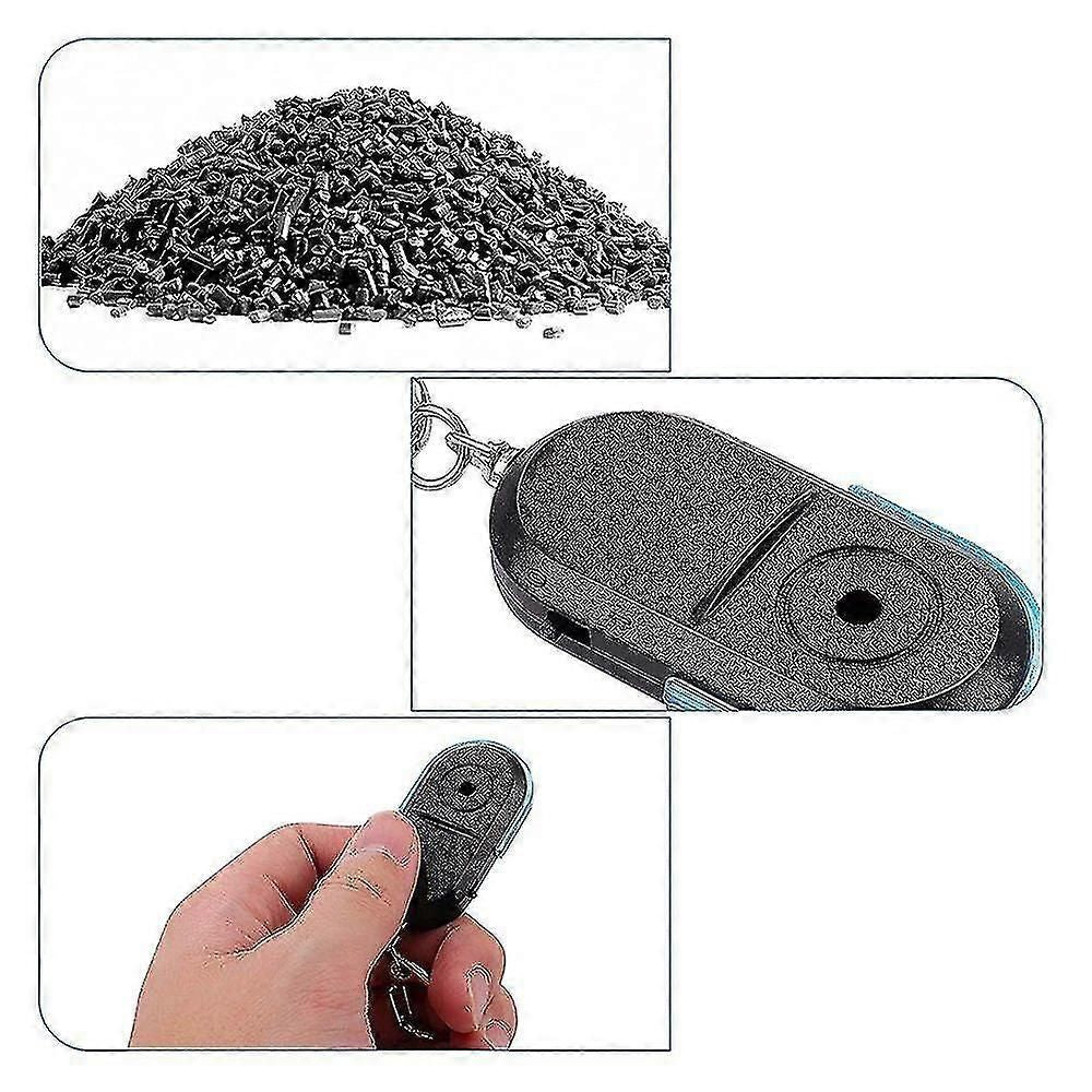 Wireless Key Finder With Alarm LED Light and Voice Activation