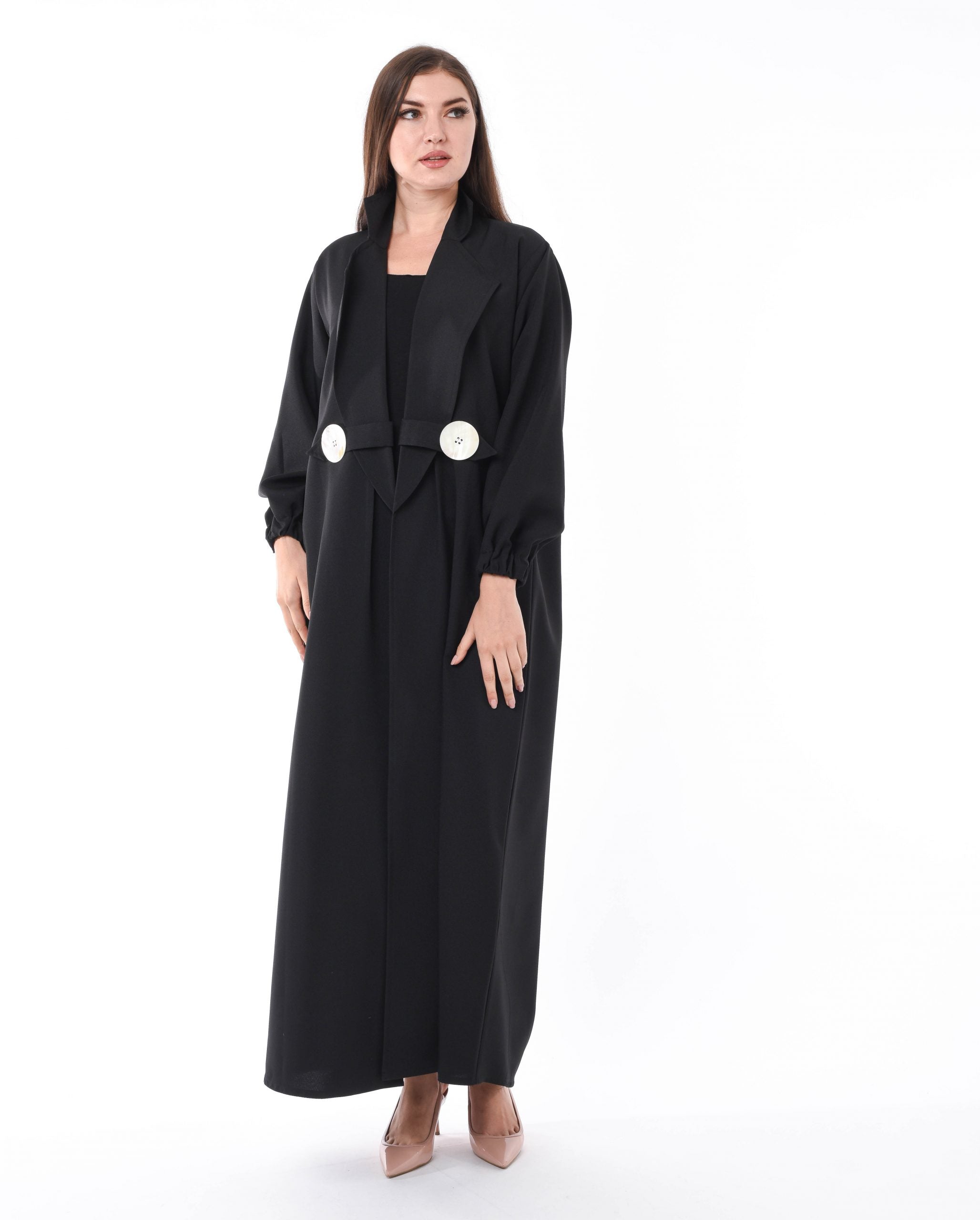 MOiSTREET Black Formal Abaya