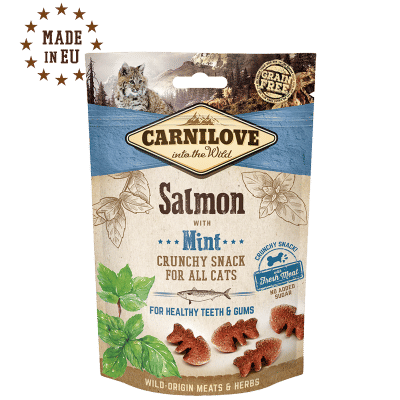Carnilove Cat Crunchy Snack Salmon With Mint 50 g