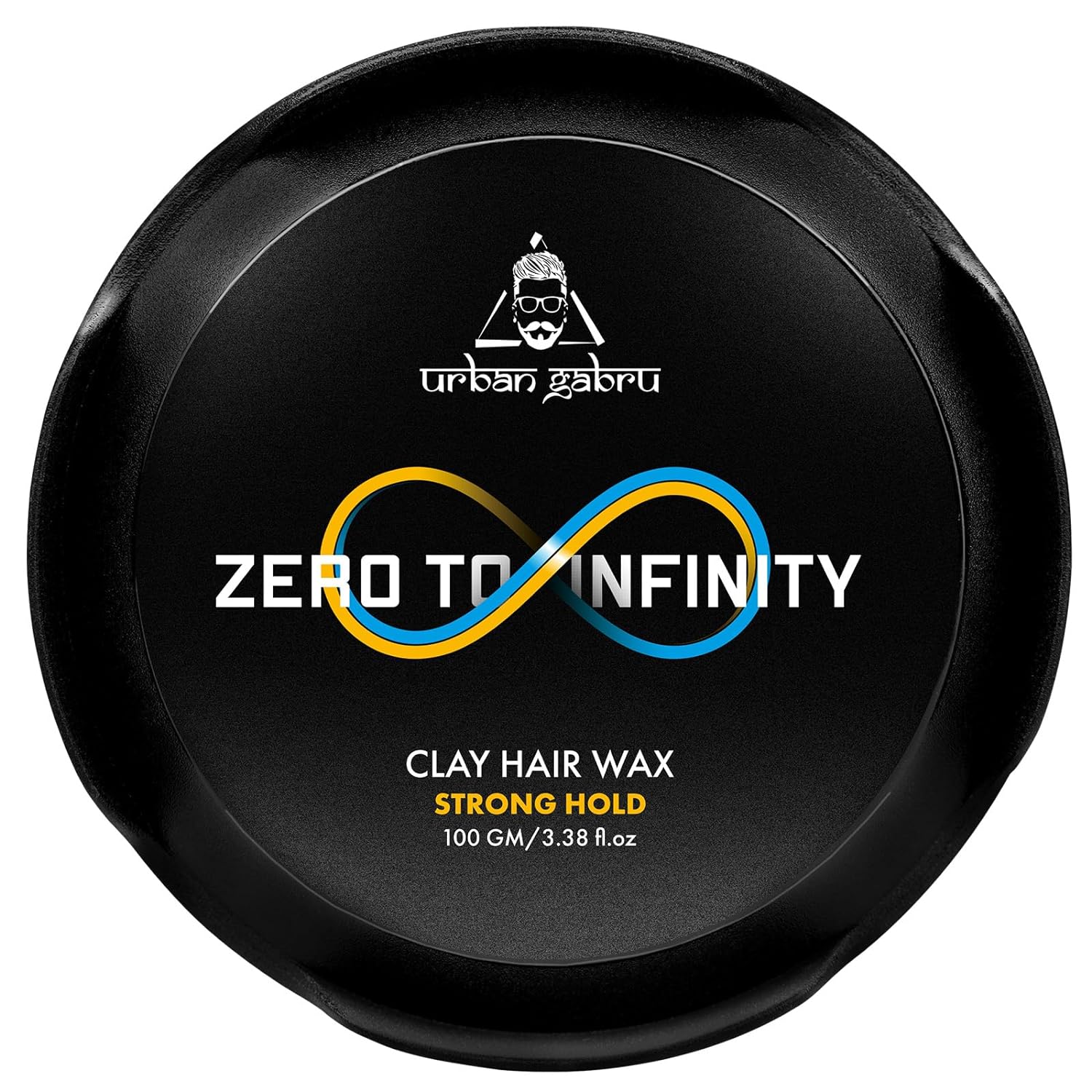 Urban Gabru Clay Hair Wax : Zero to Infinity- Strong Hold | Volume | Hair Style 100 gm