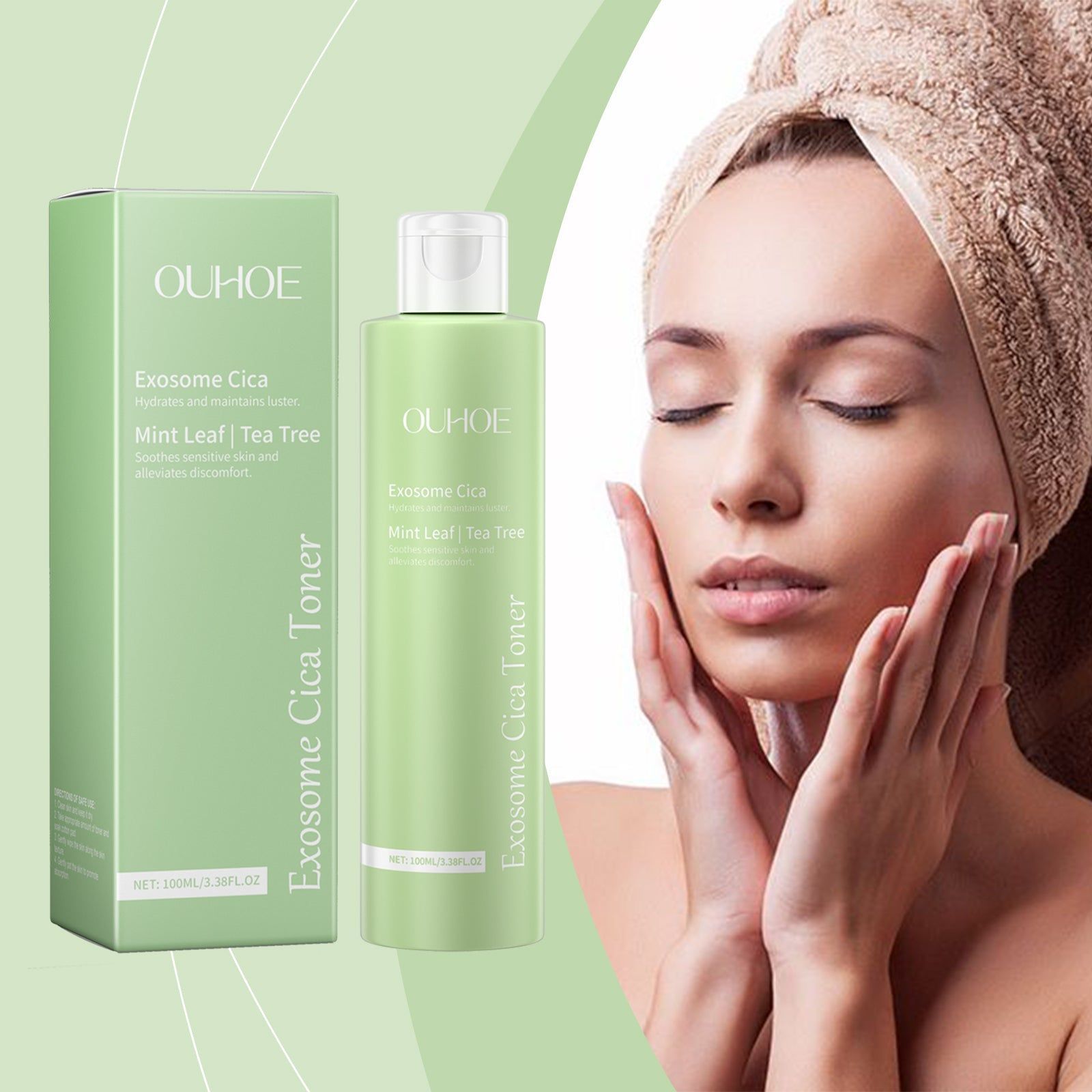 Centella Facial Toner for Hydrating, Soothing, Pore Shrinkage, Skin Care ,100ml