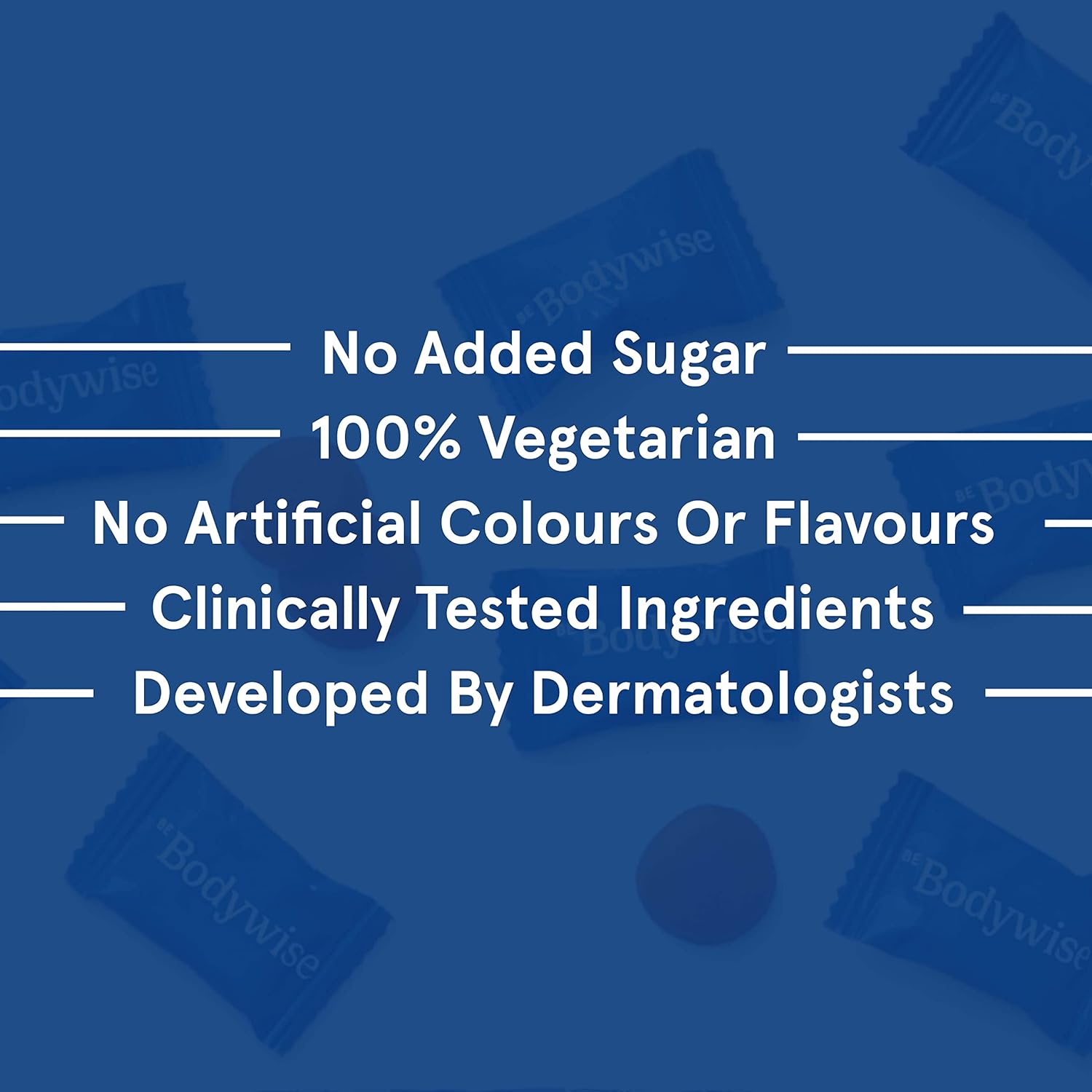 Be Bodywise Collagen Builder Gummies لتجديد البشرة | عبوة تكفي لمدة 60 يومًا