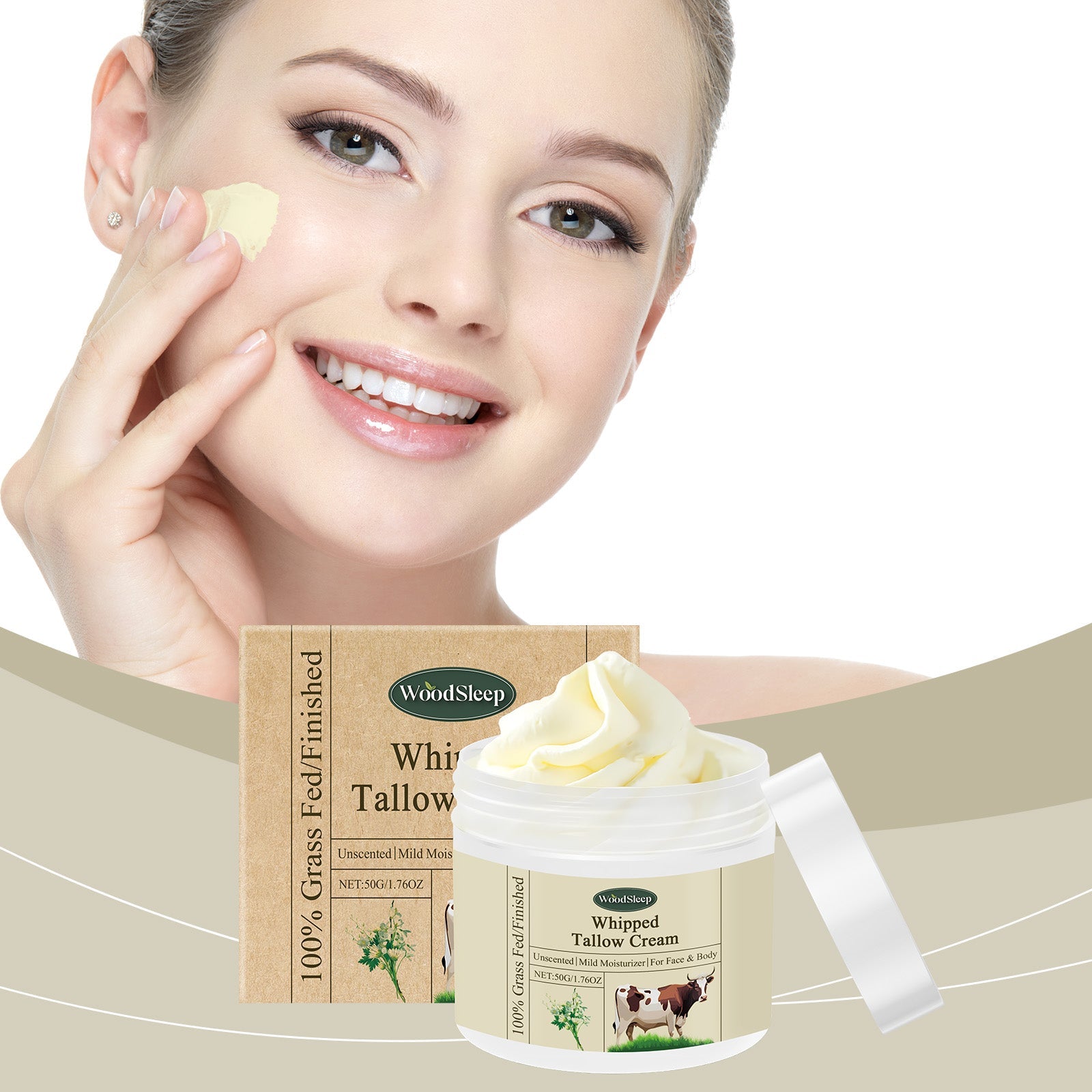 Butter Body Care Moisturizer, Hydrating, Nourishing, Vanilla Scent ,50g