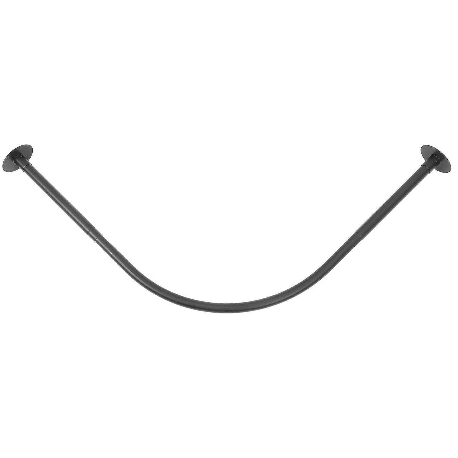 Adjustable Curved Shower Curtain Rod for Bathroom Use