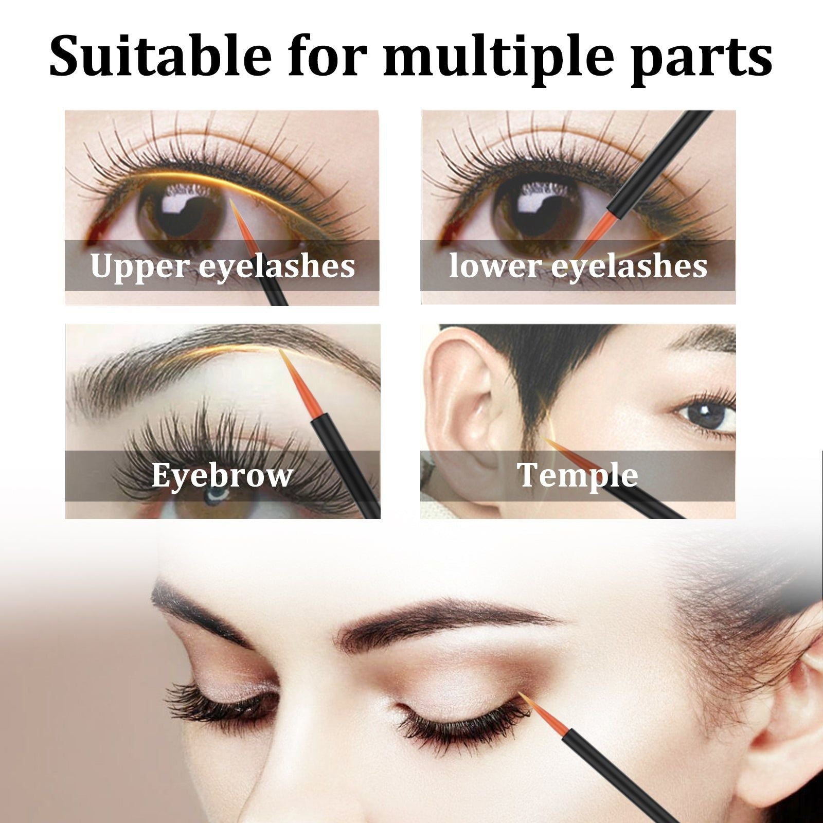 Natural Warping Mascara, Nourishing, Curling, Volumizing, Non-Smudge ,3ml