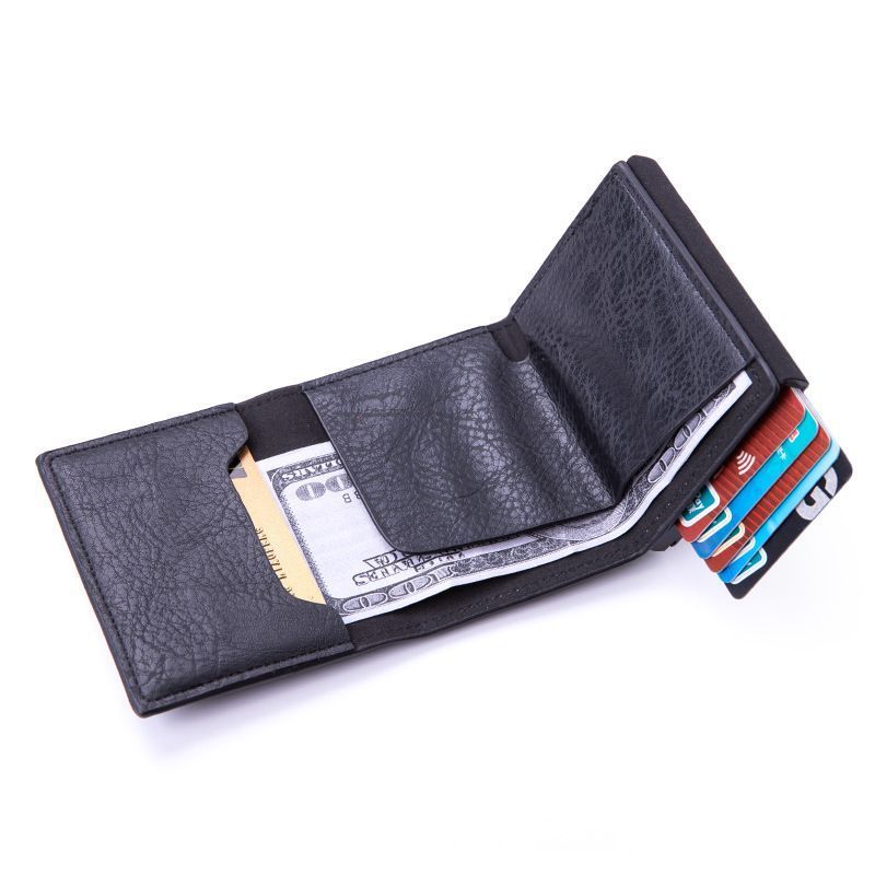 Credit Card Holder Wallets RFID Slim Mens Wallet PU Leathe Card Holder