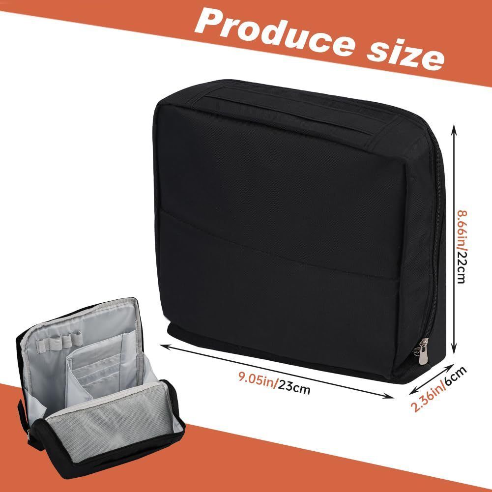 Large Makeup Artist Organizer Bag with Brush Holders