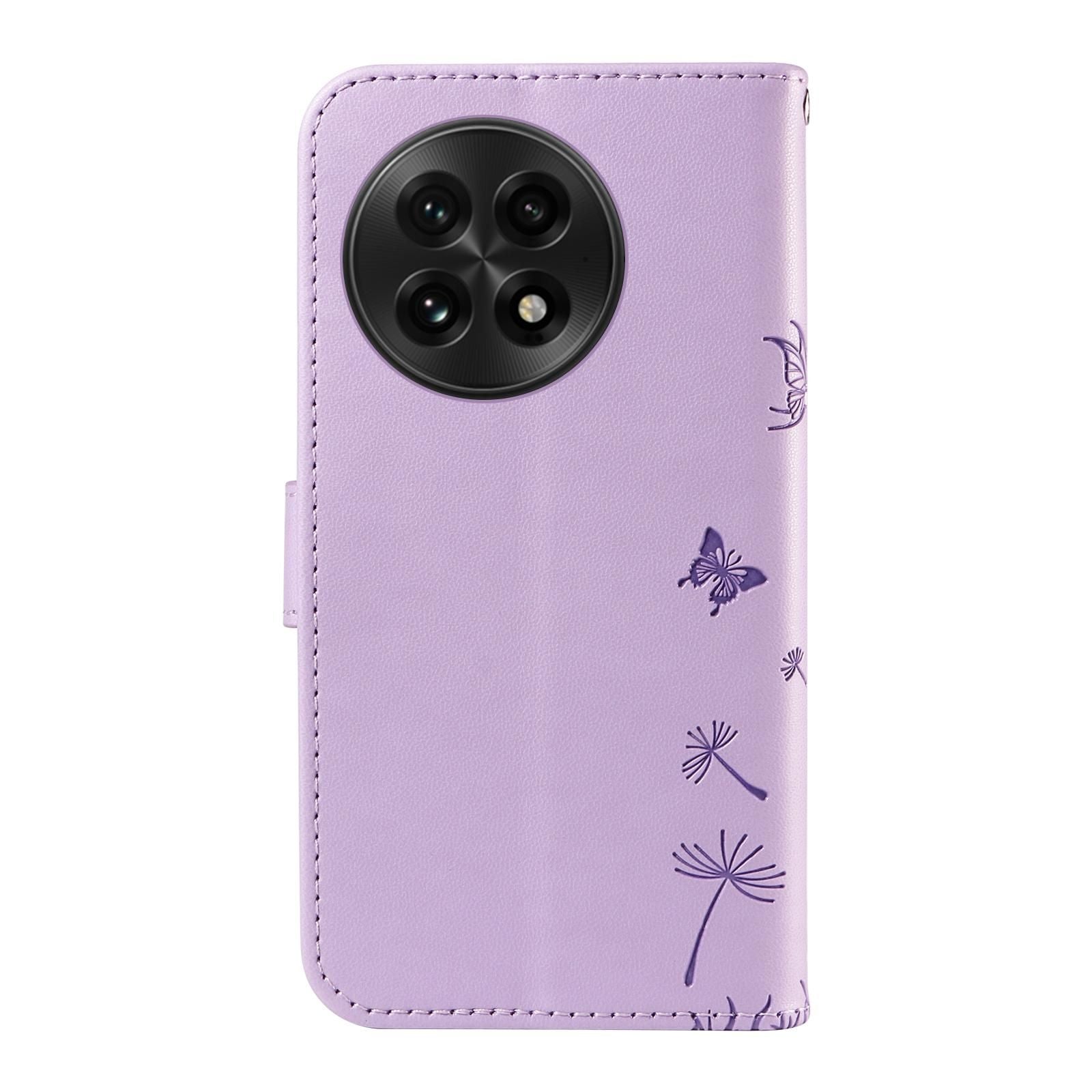 Dandelion Embossed Leather Case For OnePlus 13