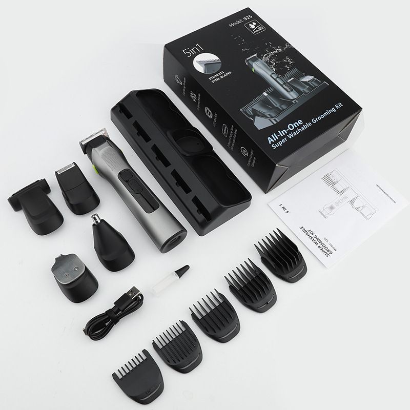 5-in-1 Hair Clipper Shaver Kit