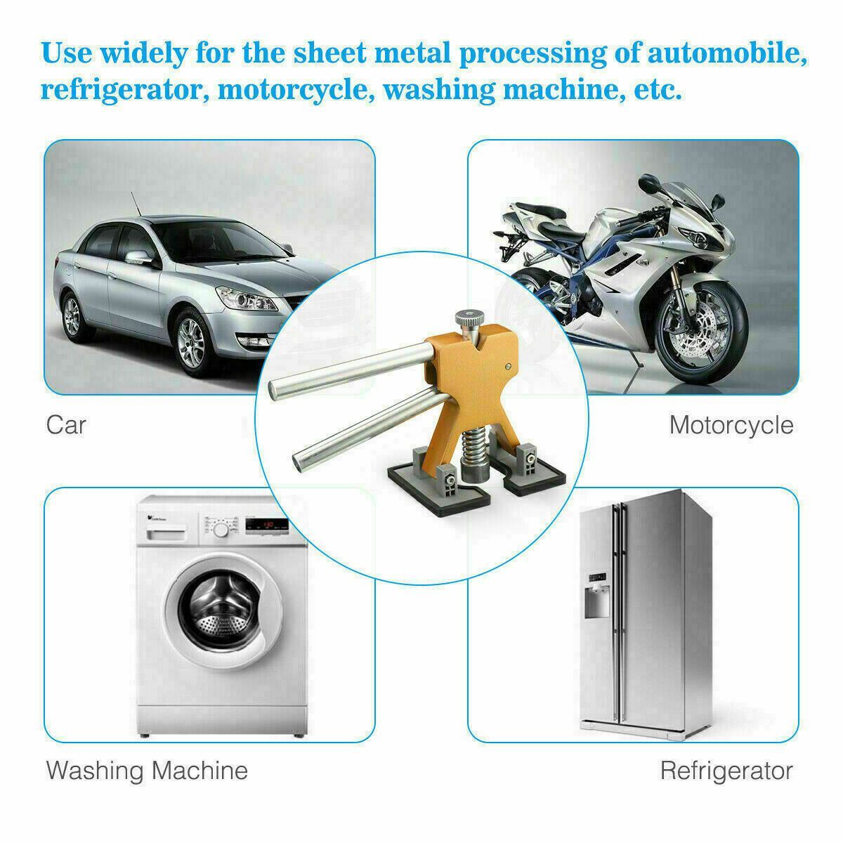 Car Paintless Dent Repair Kit Auto Dent Removal Tools Damage Remover Puller Lifter