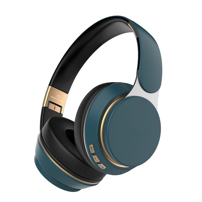 Bluetooth Headphones Stereo Subwoofer Folding Sports Earphone With Microphone