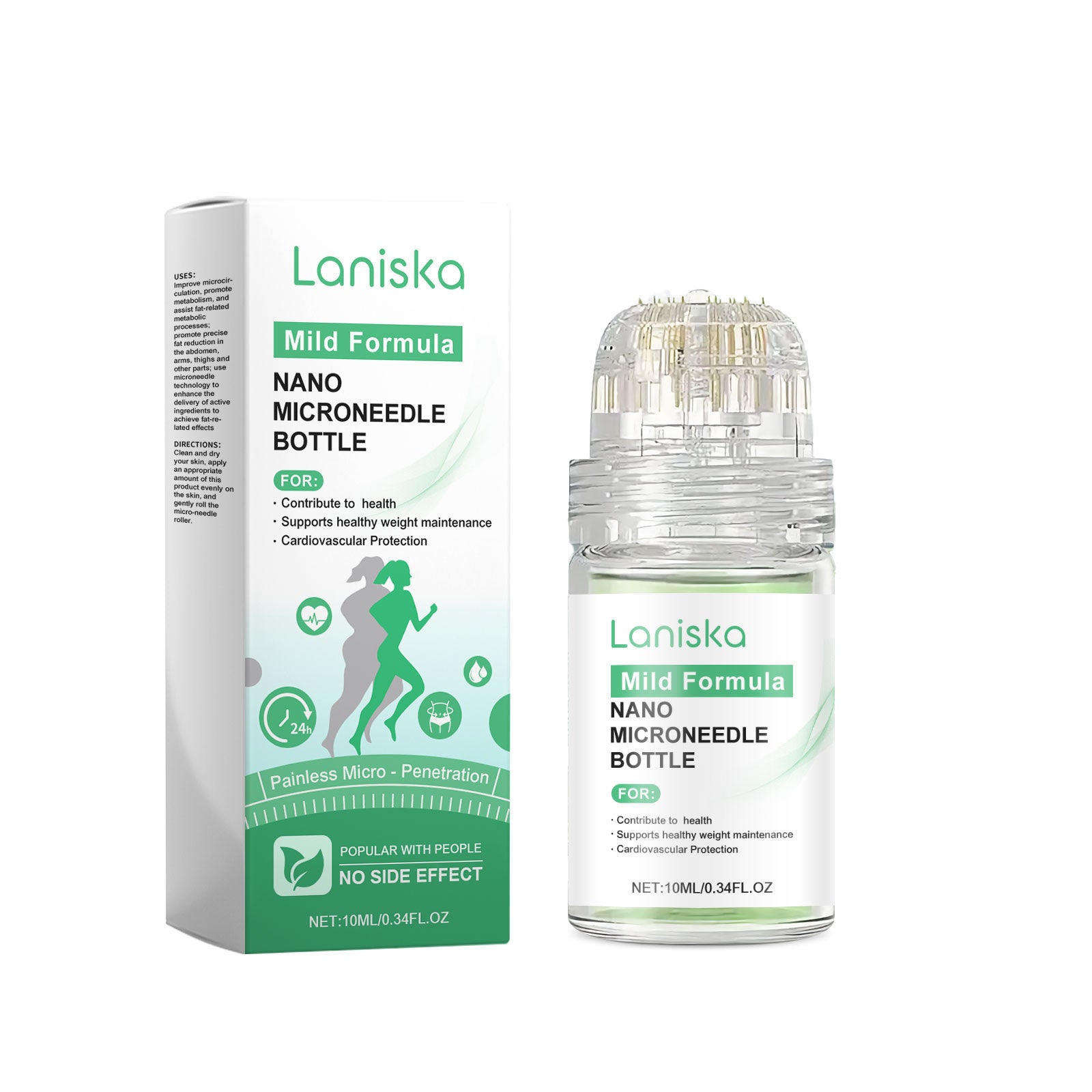 Body Roller Essence for Slimming, Moisturizing, Tightening, and Skin Care ,10ml/box