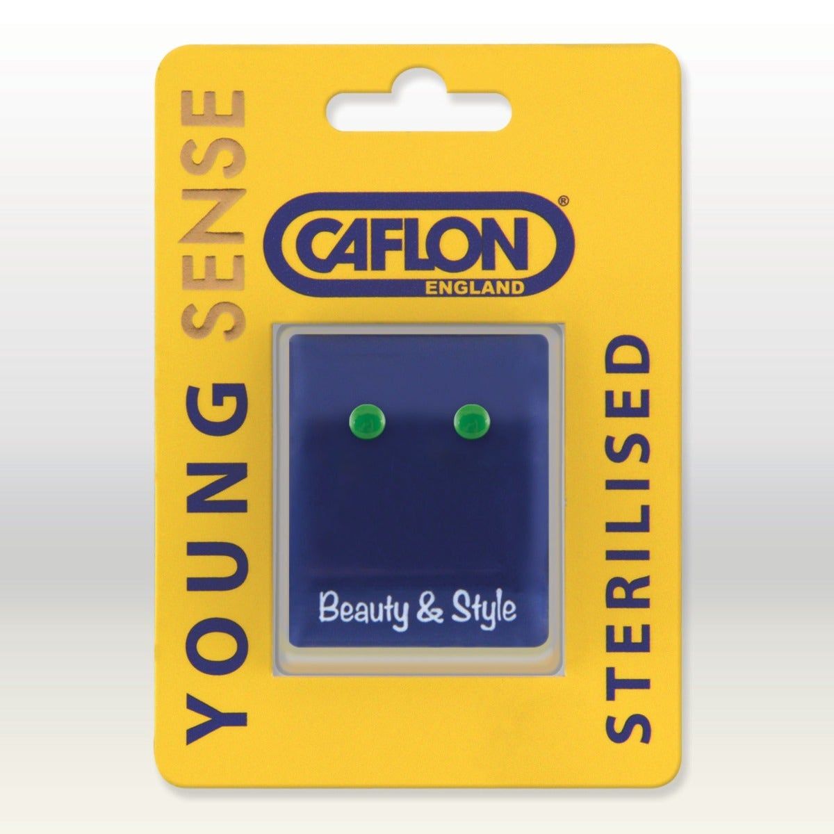 Caflon Young Sense Gold Plated Small Button Earring