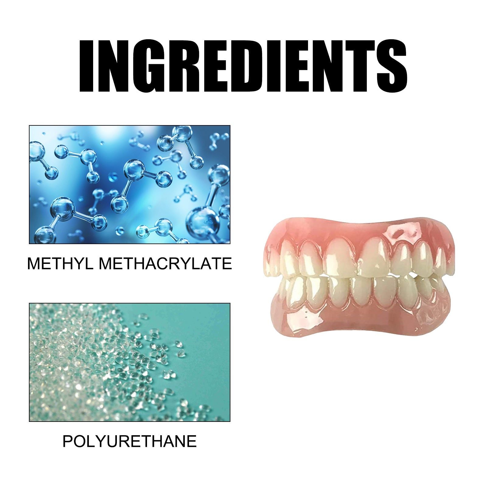 Transform Your Smile with Soft Denture Reline Kit, Easy Tooth Modification ,1set