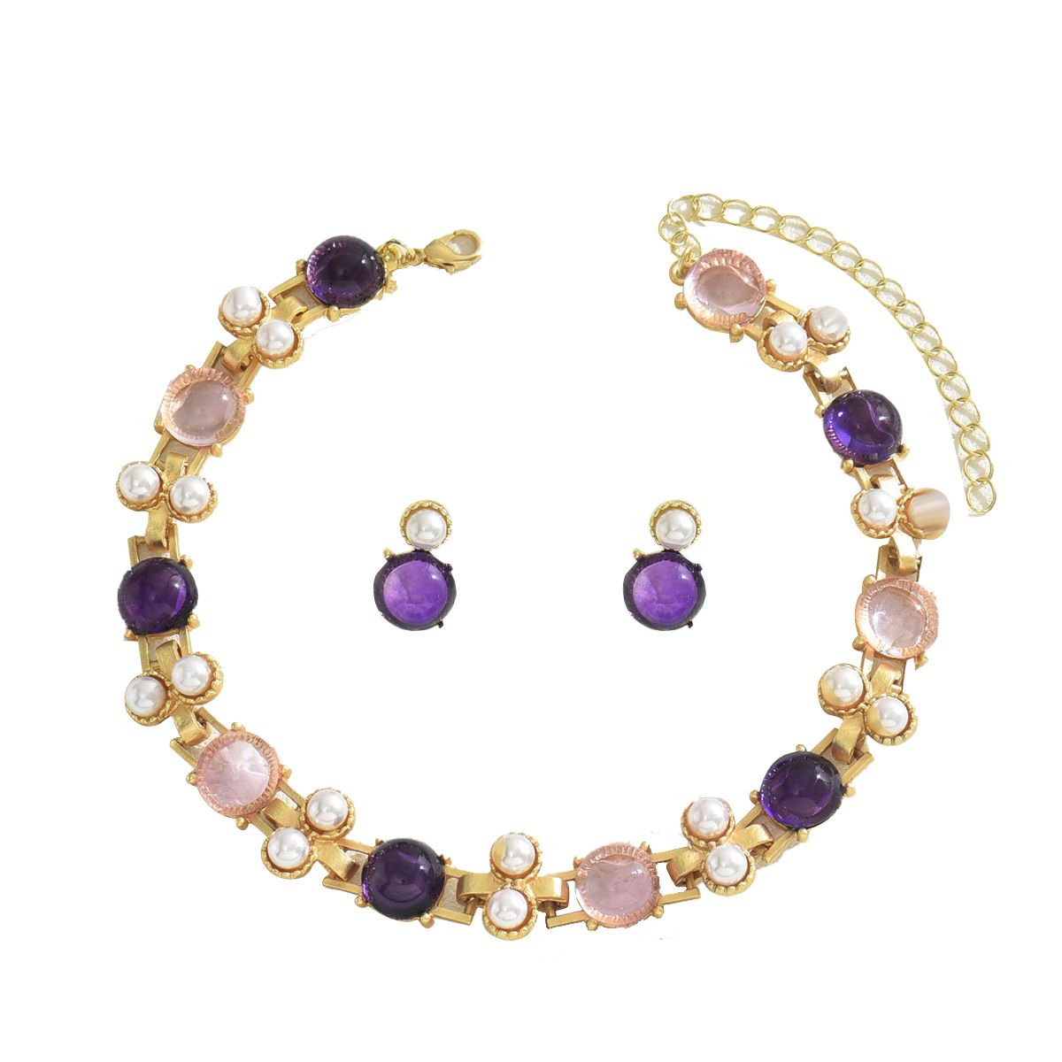 Women Necklace Earring Set Fashionable Creative Jewelry Gift