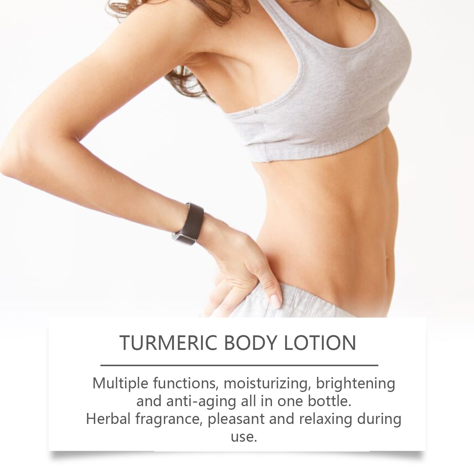 Brightening Turmeric Body Lotion for Glowing Skin, Deep Moisturizer, Anti-Aging, Body Care ,100g