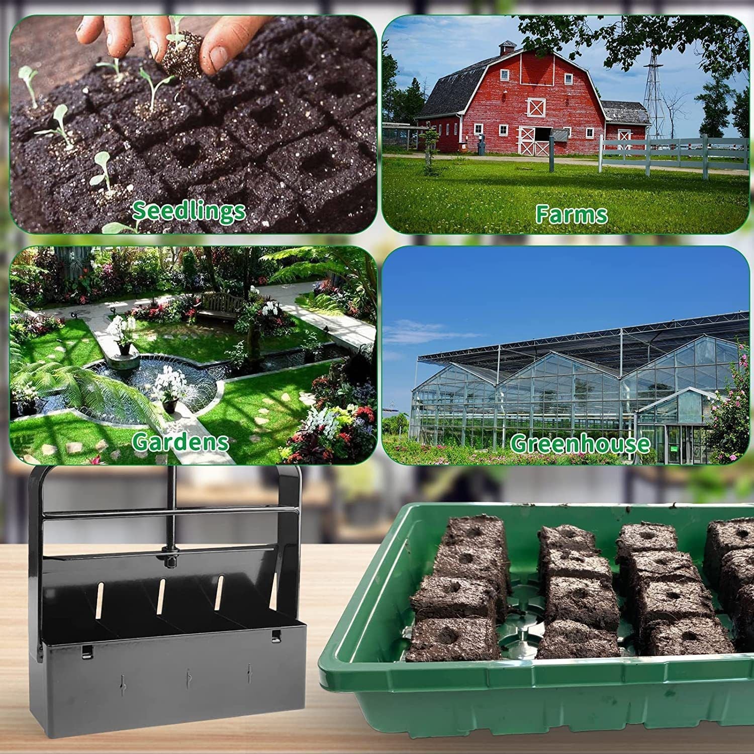 Soil Blocker Manual Soil Block Maker Mold Blocking Tool Soil Stopper