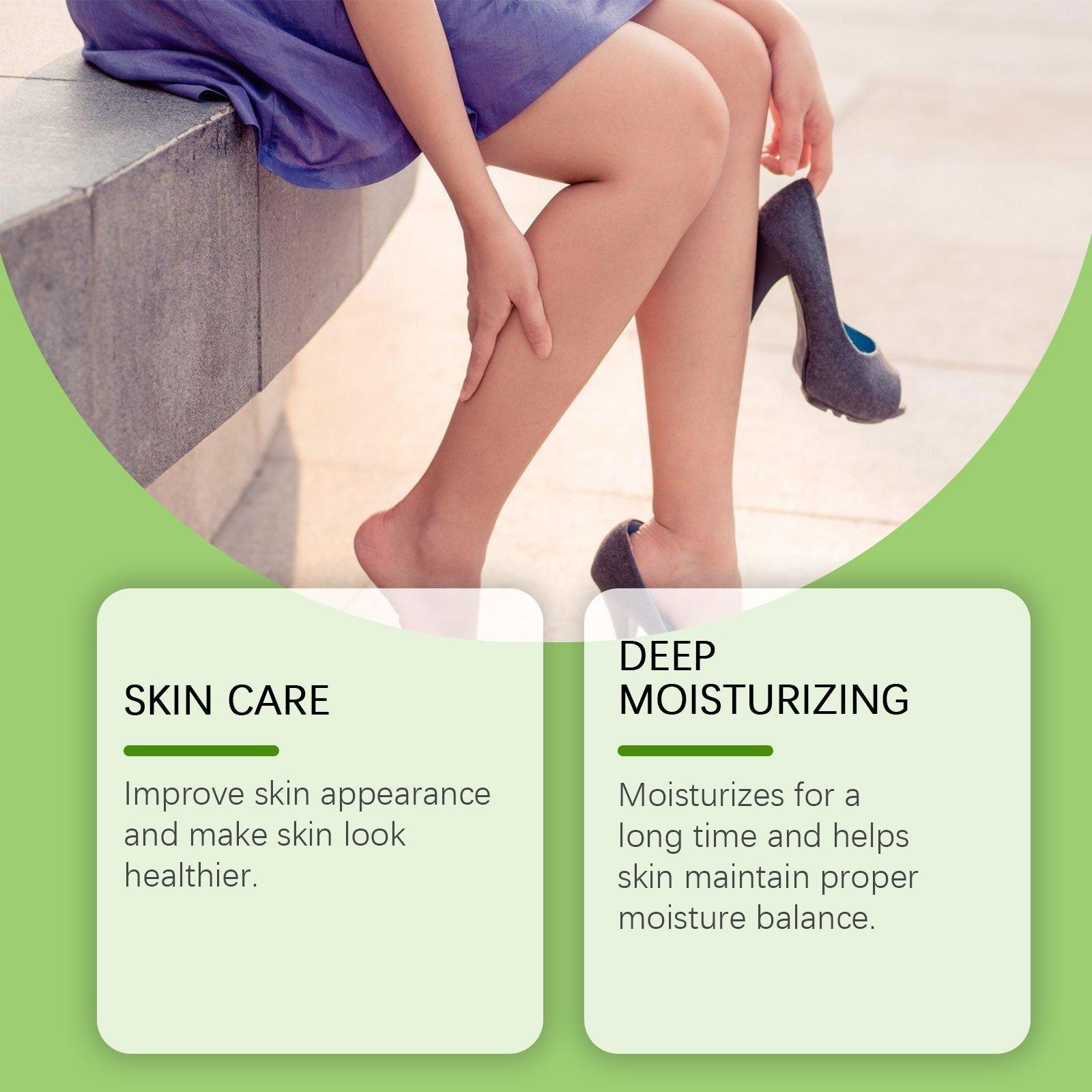 Body Care Leg Treatment with Essential Oils, Moisturizing, Soothes Varicose Veins ,30ml