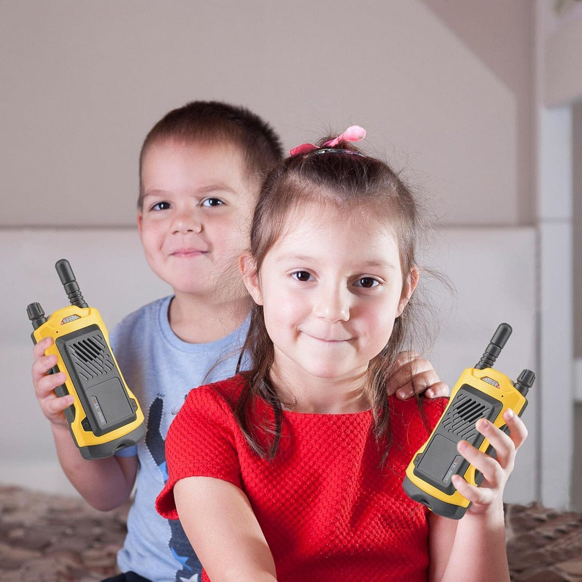 2PCS Kids Walkie Talkies Toys Wireless Communication 2 Way Radio for Girls Boys Gift