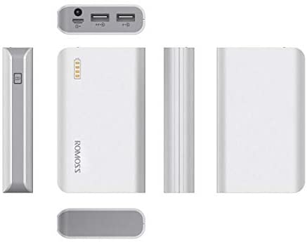 شاحن محمول ROMOSS Solit 3 6000mAh - أبيض